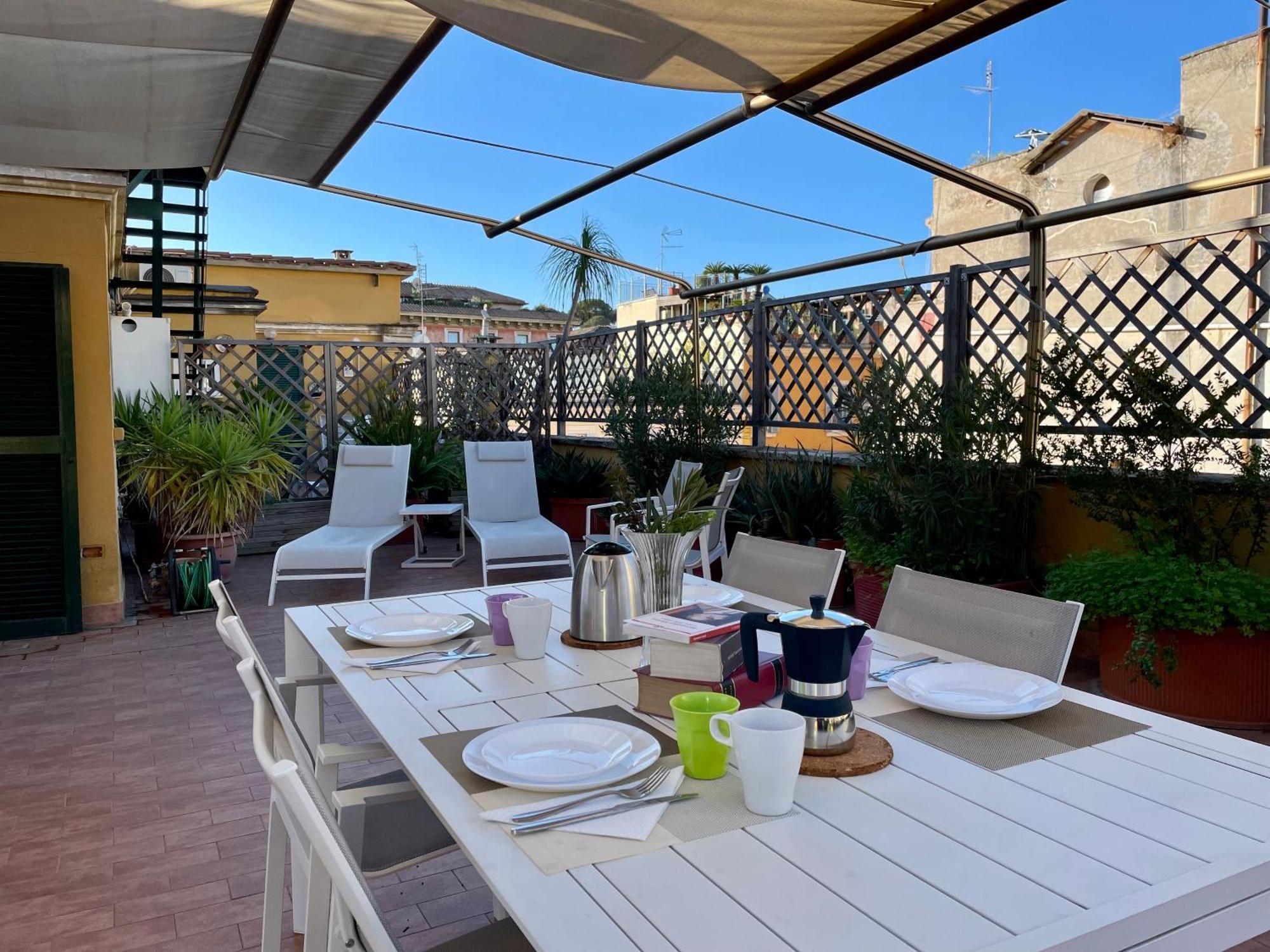 Elegant, With Private Terrace Next To The Vatican ローマ エクステリア 写真