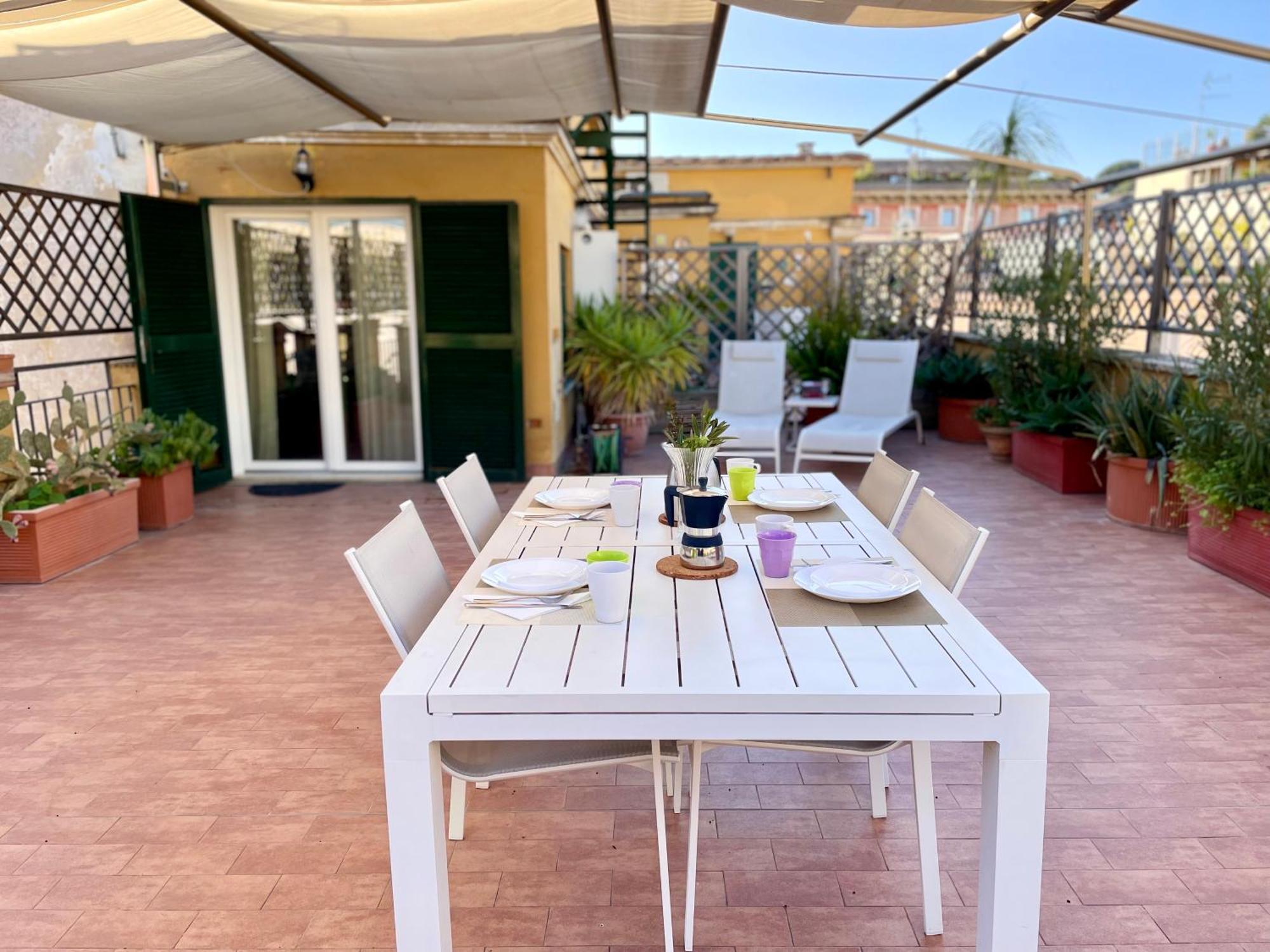Elegant, With Private Terrace Next To The Vatican ローマ エクステリア 写真
