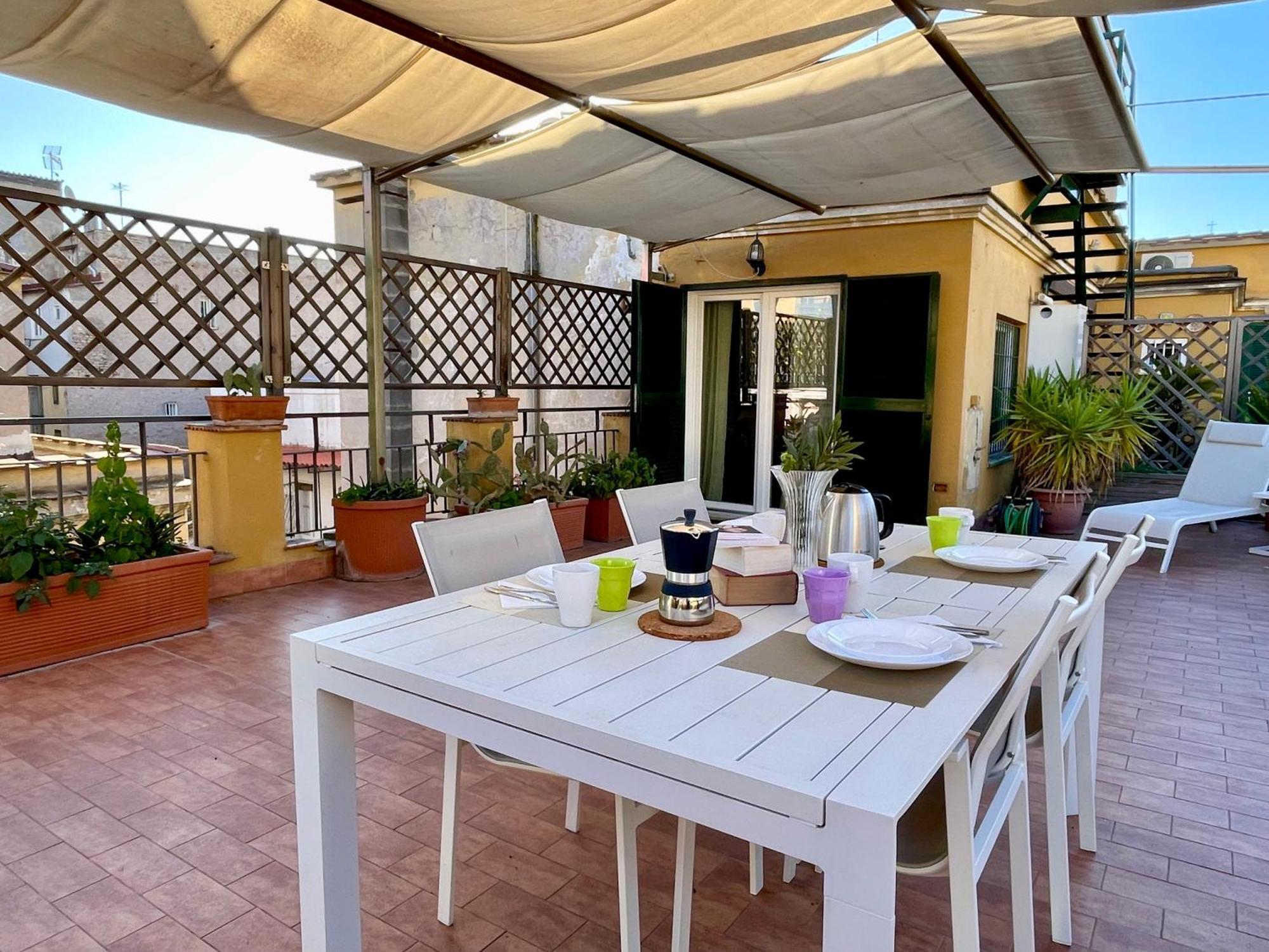 Elegant, With Private Terrace Next To The Vatican ローマ エクステリア 写真